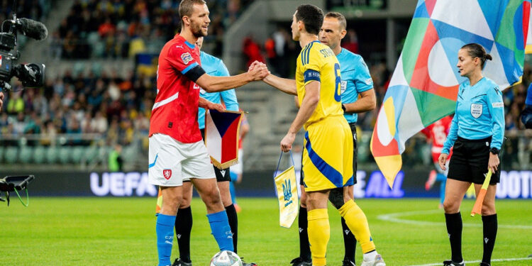 Збірна України на гол чехів у першому таймі відповіла своїм голом після перерви