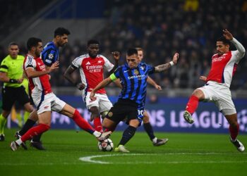 «Арсенал» с минимальным счетом проиграл на выезде «Интеру» в 4-м туре Лиги чемпионов