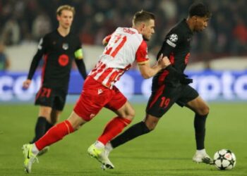 «Барселона» разгромила «Црвену Звезду» в матче 4-го тура Лиги чемпионов