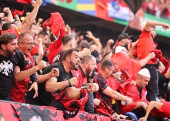 Фанаты сборной Албании оскорбляли Украину перед заключительным матчем Лиги наций