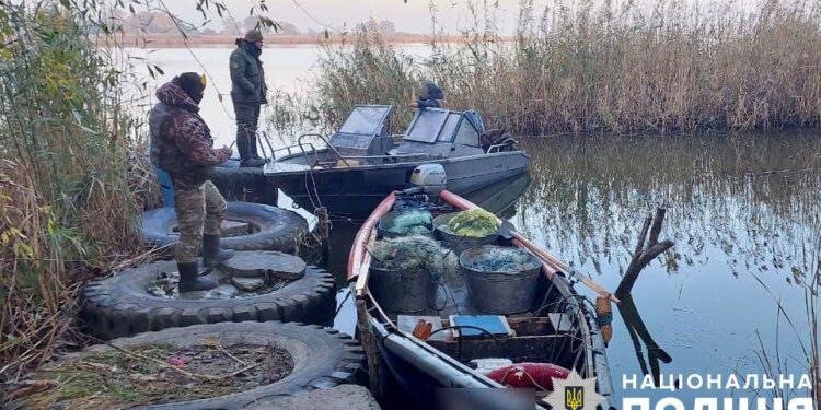 На Полтавщині спіймали браконьєрів, які ловили рибу