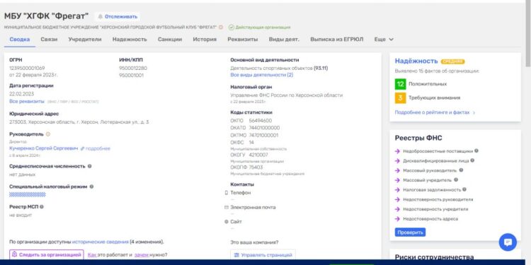 Окупаційний «Фрегат» на футбольних полях Херсонщини – Херсон