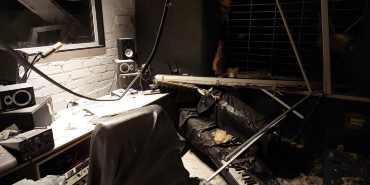 Під час обстрілу Запоріжжя постраждала студія – її прийдеться ремонтувати | Новости Запорожья