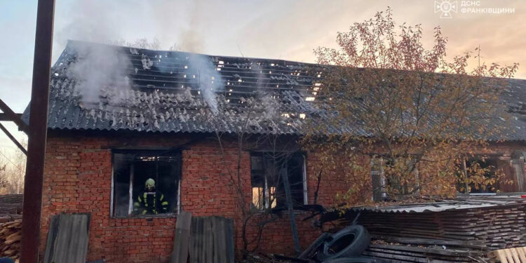 Причину встановлюють: на Івано-Франківщині вогнеборці ліквідували пожежу пилорами (ФОТО)