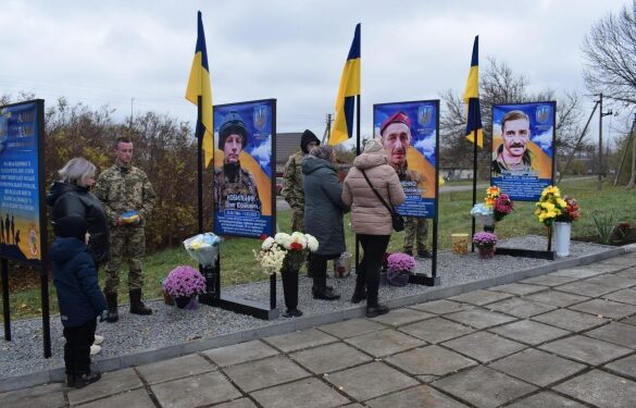 У двох селах Уманщини відкрили Алеї слави