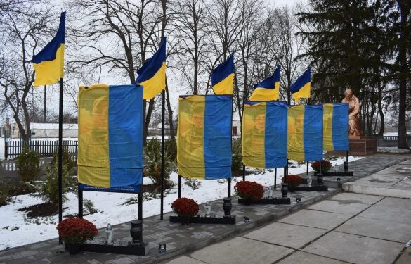 У селі на Уманщині відкрили Алею Слави