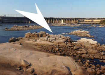 У Запоріжжі після обміління Дніпра з’явилася нова скеля – деталі від історика Олега Власова | Новости Запорожья