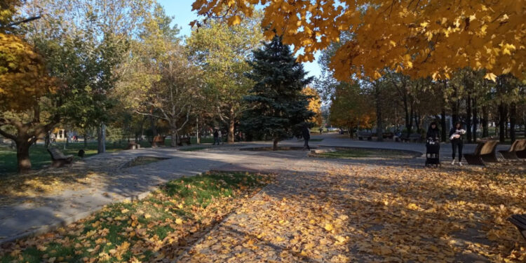 У запорізькому парку встановили урни – сквер Героїв Національної Гвардії України | Новости Запорожья