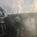 У Звенигородці горіла господарча споруда