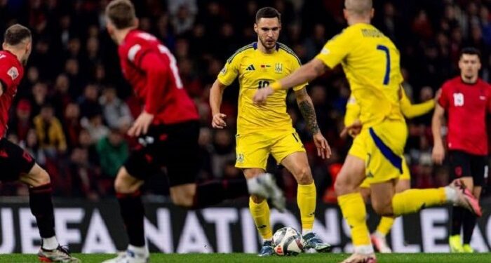 Украина обыграла Албанию и вышла в плей-офф Лиги наций