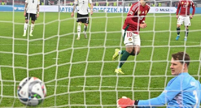 Венгрия на последних минутах вырвала ничью с Германией в 6-м туре Лиги наций