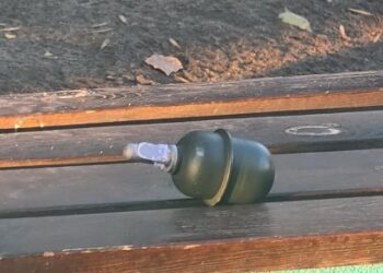 Виявлена на лавці граната є муляжем та не несе загрози – у Миколаєві поліція встановлює власника макета » Миколаївський Оглядач