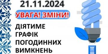 Зміни у застосування графіків погодинних відключень (ГПВ) на четвер, 21 листопада » Миколаївський Оглядач