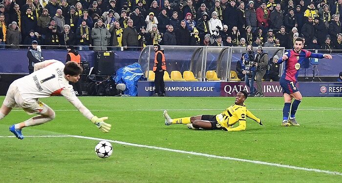 «Барселона» переиграла «Боруссию Д» в матче Лиги чемпионов с 5 голами