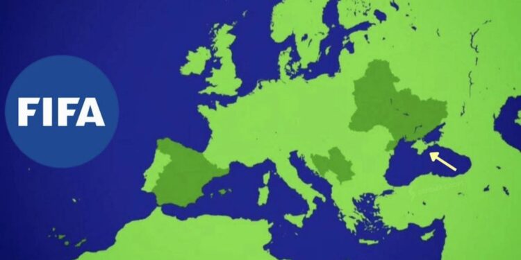 ФИФА серьезно оконфузилась во время жеребьевки отбора на ЧМ-2026, не включив в состав Украины оккупированный Крым