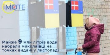 Майже 9 млн. літрів води миколаївці набрали на точках видачі “Миколаївоблтеплоенерго” у листопаді » Миколаївський Оглядач
