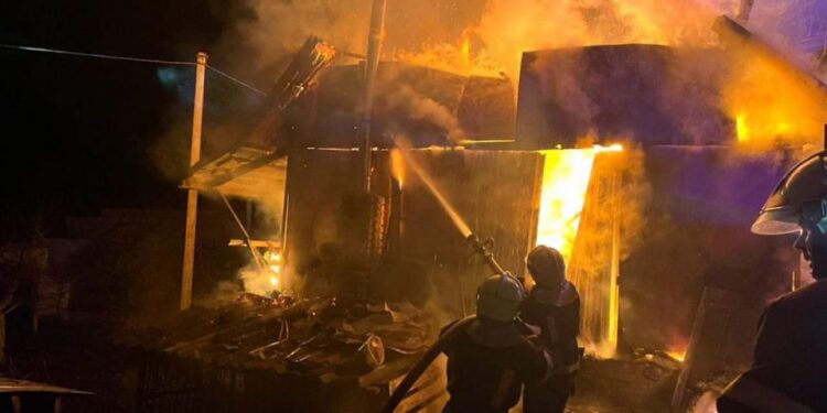 Масштабна пожежа сталася біля Тернополя 29 грудня