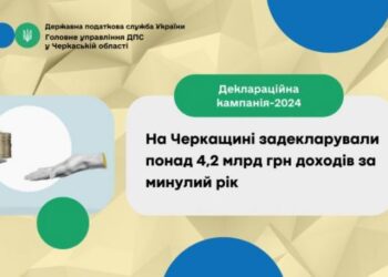 На Черкащині задекларували понад 4,2 млрд грн доходів за минулий рік — Новости Черкасс