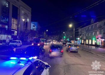 Нетверезий водій на вулиці Чорновола скоїв ДТП