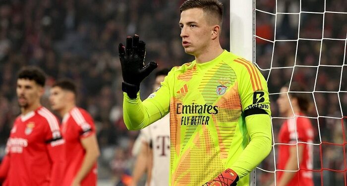 Трубин спас «Бенфику» в матче против «Болоньи» в Лиге чемпионов