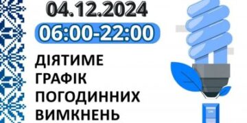 Застосування графіків погодинних відключень (ГПВ) у середу, 4 грудня » Миколаївський Оглядач