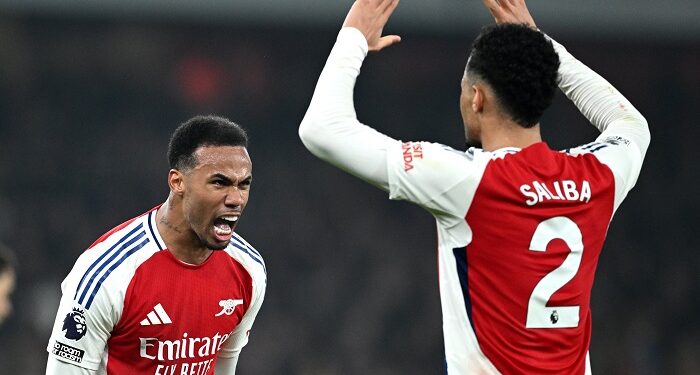 «Арсенал» выиграл в лондонском дерби у «Тоттенхэма», вернувшись на 2 место в АПЛ