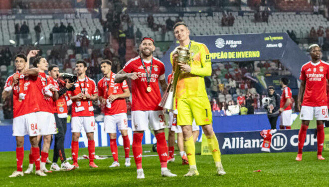 «Бенфика» благодаря Анатолию Трубину выиграла Кубок лиги Португалии, обыграв в финале «Спортинг»