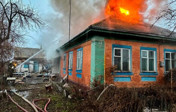 На Чорнобаївщині під час пожежі загинуло подружжя