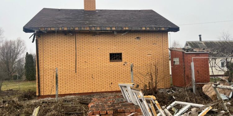 На Полтавщині впав ворожий дрон: є пошкодження