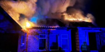 На Звенигородщині горів житловий будинок 