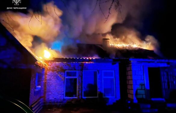 На Звенигородщині горів житловий будинок