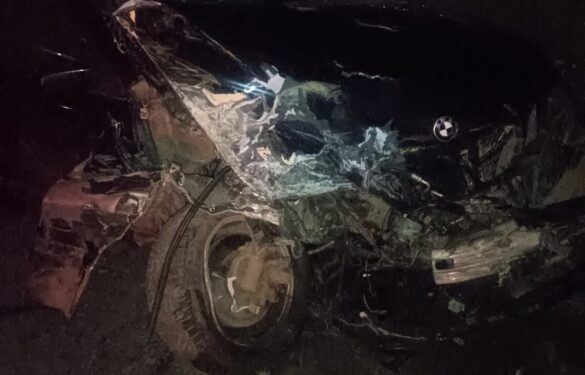 На Звенигородщині водій автобуса в’їхав у “BMW”