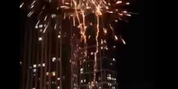 Невідомі запустили феєрверки в новорічну ніч у Львові