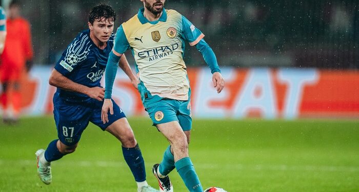 «ПСЖ» в волевом стиле обыграл «Манчестер Сити» в 7 туре Лиги чемпионов