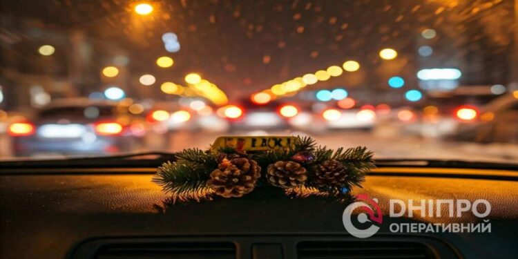 Таксі в Дніпрі на Новий рік 2025: чи буде працювати та чи зміняться тарифи –