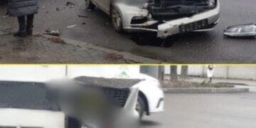 У Черкасах на перехресті сталася аварія між легковиком та маршруткою 