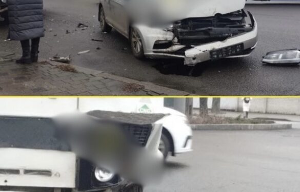 У Черкасах на перехресті сталася аварія між легковиком та маршруткою