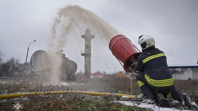 У Черкасах пройшли практичні заняття для рятувальників — Новости Черкасс