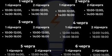 11 лютого в Кропивницькому та області діють графіки відключення електрики – ОНОВЛЕНО