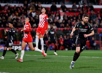 «Арсенал» без Зинченко обыграл «Жирону», которая ранее вылетела из ЛЧ