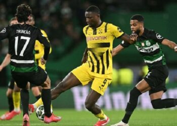 «Боруссия Д» за один тайм разгромила «Спортинг» в первом матче плей-офф раунда Лиги чемпионов