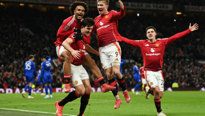 Манчестер Юнайтед – Лестер. Магуайр вывел “манкунианцев” в 1/8 финала Кубка Англии