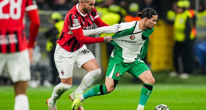 «Милан» упустил победу над «Фейеноордом» в плей-офф и покинул Лигу чемпионов