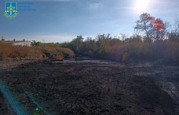 На Чигиринщині керівник дільниці одного з підприємств зливав відходи, якими забруднив понад 20 гектарів землі 
