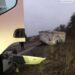 На Рівненщині від вантажівки відчепився напівпричіп та відлетів у кювет