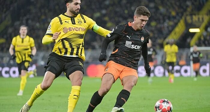 «Шахтер» вылетел из ЛЧ, проиграв дортмундской «Боруссии» в 8-м туре