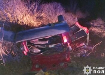 У Черкаському районі перевернулася автівка: загинула жінка