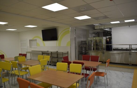 У Кам’янці найбільший освітній заклад громади отримав новий харчоблок