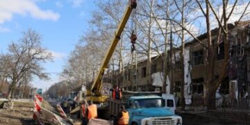 У Миколаєві відновили магістральний колодязь, пошкоджений внаслідок атаки «шахедів» » Миколаївський Оглядач