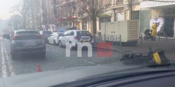 У середмісті столиці збили кур’єра Glovoку